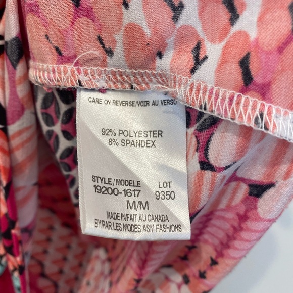 Vintage / Y2K Libra colourful geometric sleeveless top, size M - Picture 2 of 7